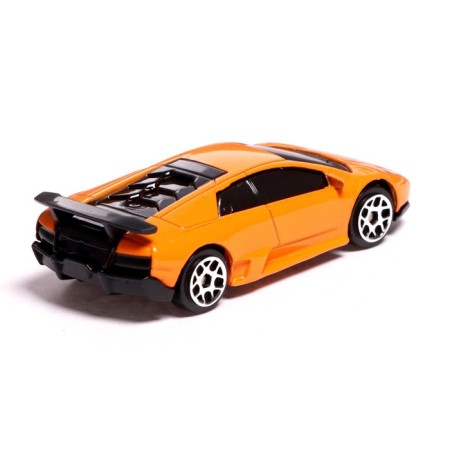 Metal machine Lamborghini Murcielago LP 670-4 SV, 1:64, Orange color-2