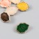 Button plastic for creativity "Stone leaf" mix 2.5x1.9x0.9 cm