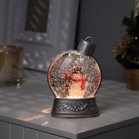LED figure "Snowman" 8.5 × 13.5 × 4 cm, plastic, batteries AAAX2 (not in the kit), glow warm white