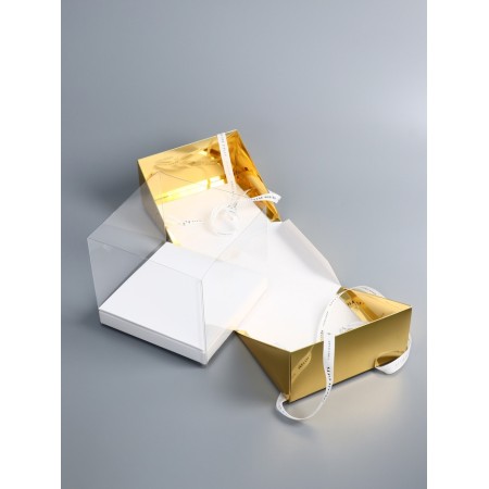 Bottos Port with ribbons, gold, 21 x 21 x 18 cm-3
