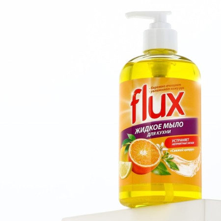 Liquid kitchen soap, 500 ml, citrus aroma, Flux