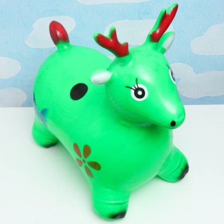 Toy - Children's "Deer" rubber inflatable, 50x27cm, green-2