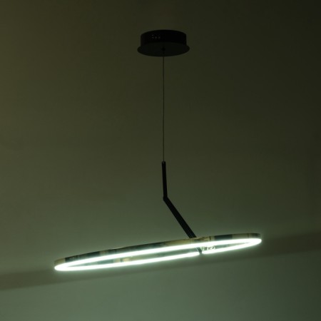 Lamp with DDD "Holly" LED 48W 3000-6000K black and gold 60x60x22 cm-7