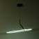 Lamp with DDD "Holly" LED 48W 3000-6000K black and gold 60x60x22 cm