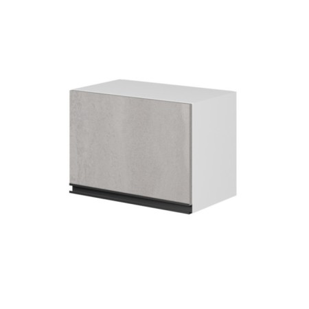 Cabinet with lifting door suite 500x300x360 white/light concrete/anthracite