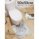 New Year's toilet rug, anti -slip, size 50x50 cm