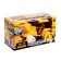 Excavator Truck, works on batteries, light and sound, yellow color