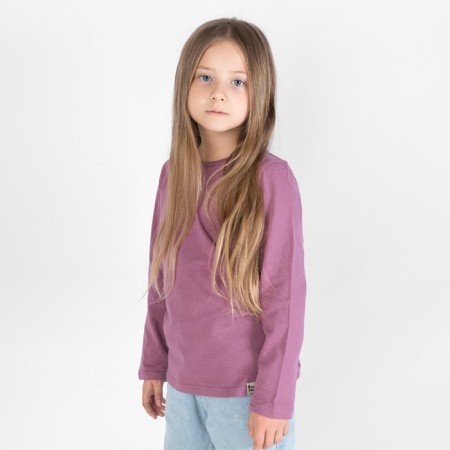 Longslit for a girl Basic, height 98 cm, dark lilac color
