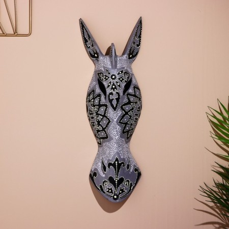 Mask "Zebra" Albezia 50 cm