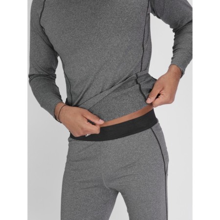 Male thermal underwear, size 54-56, color gray-13