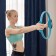 Ring for Pilates Onlytop, D = 37 cm, blue color