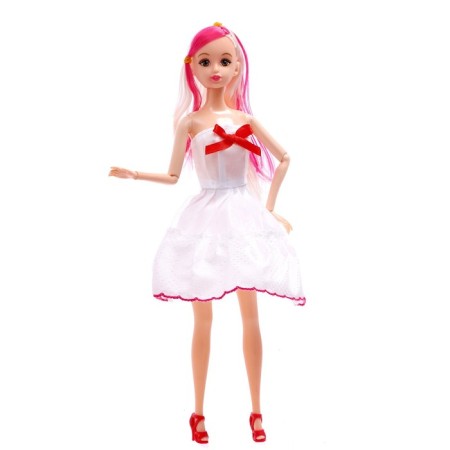 Sharpish doll "Lisa" with a set of dress, shoes and accessories-2