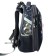 School backpack 38 x 30 x 16 cm, ergonomic back, stavia "soap bubbles", gray