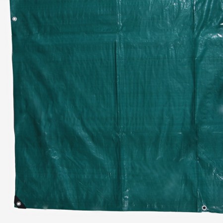 Protective tent, 8 × 4 m, density 90 g/m², steps step 1 m, tarpaulin, UV, green-11