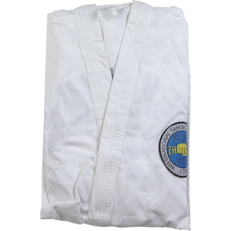 Kimono for Taekwondo ATEMI AX8, ITF with silkography, 220-270 g/m2, size 48-50/175-4