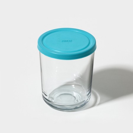 Glass form for storing products, 410 ml-1