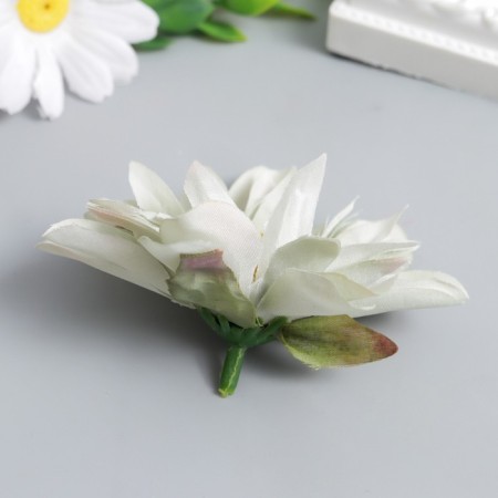 Budon on the leg for decoration "dahlia oozing light green" d = 7 cm-2