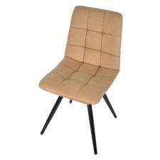 Dining stool Polini Home Berlin SM, beige-black color