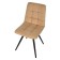 Dining stool Polini Home Berlin SM, beige-black color