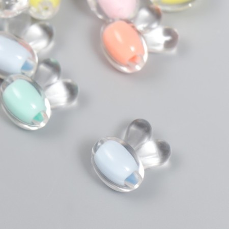 Plastic beads "Bunnies - Inner Assortment" Gloss 20 GP 1.2x1.6 cm-2