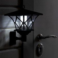 Unieel Retro Garden Lamp on a Solar Battery, 17 × 18 × 17 cm, white glow