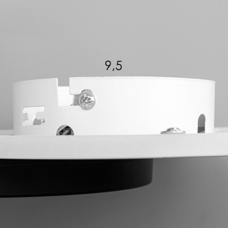 Sconces "circles" LED 42W white-black D.20cm-8