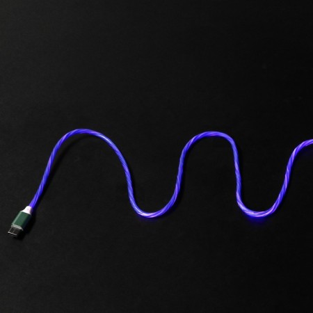 Mybit, Type -C - USB, dynamic LED backlight, 2 A, 1 m, only charging-4