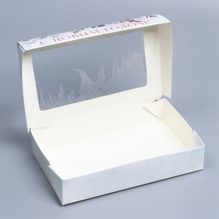 Folding box "New Year's watercolor", 20 x 12 x 4 cm, New Year-3