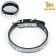 A collar with bones reflective, 37 x 1.3 cm, Osh 26-33, black