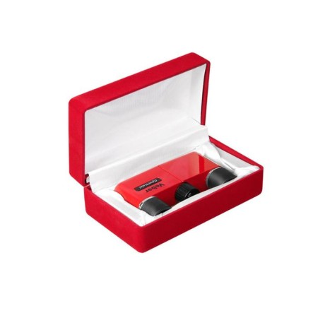 Veber case for theater binoculars, red color