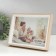 Photo frame wood, glass 15x20 cm "Eco Light" beige-white 3x17x22 cm