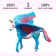 Figure "World of Fantasy: Blue Unicorn with Wings"