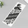 Black Tattoo on the body "Bird and Roses" 48x17 cm