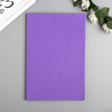Foamiran "purple-blue" 2 mm (set of 5 sheets) A4 format format-3