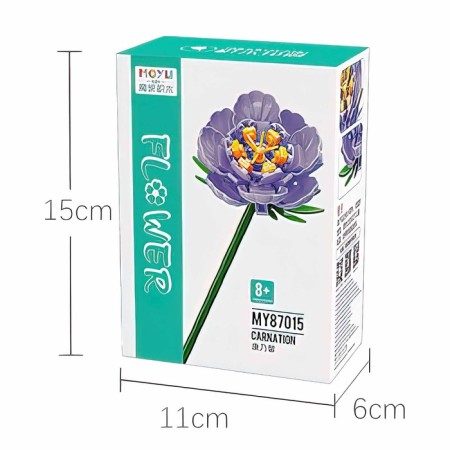 Designer flowers "clove", 88 details-3