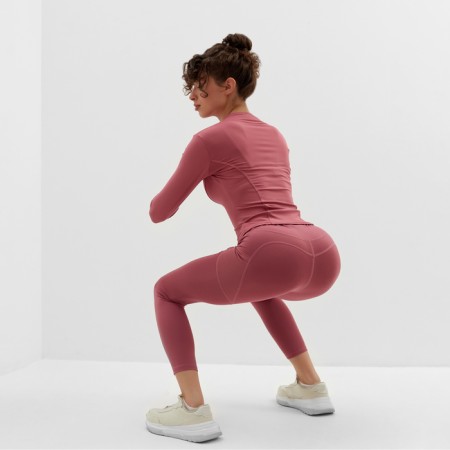 Leggings Sports Minaku: Sportly; Pink color, rr 46-1
