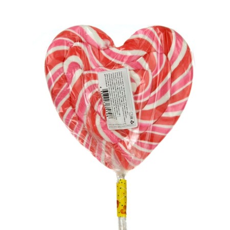 Caramel on the stick "Lolly Heart Big", mix 140 g-5
