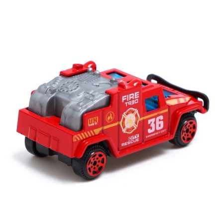 Set of metal machines "Fire Service", 6 pcs.-3