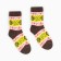 Noski children's woolen, brown color, size 11-12