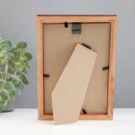 Photo frame pine С14 01/6 wenge 10x15 cm (plastic screen)-2