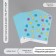 Scrapbooking paper "Sea shells" density 180 grams set 10 pcs 15.5x17 cm