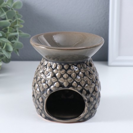 Aroma lamp ceramics "Geometric patterns" mix 9x9.5x11 cm-4