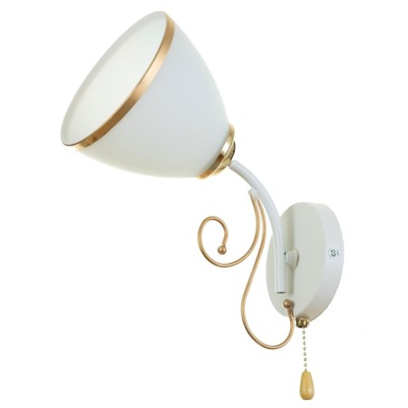 Sconces 2020/1 E27 60W white+gold 20x11x16 cm