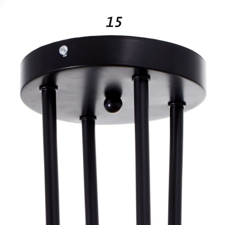 Chandelier 2549/1 E27 40W Black 70x70x20 cm Bayerlux-5