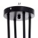 Chandelier 2549/1 E27 40W Black 70x70x20 cm Bayerlux