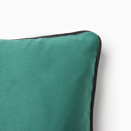 Pillowess Decorative Ethel "Kant", 45x45, emerald color, velor (100% PE)-2