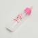 A bottle for feeding rodents 30 ml with silicone nipple (short nose), pink