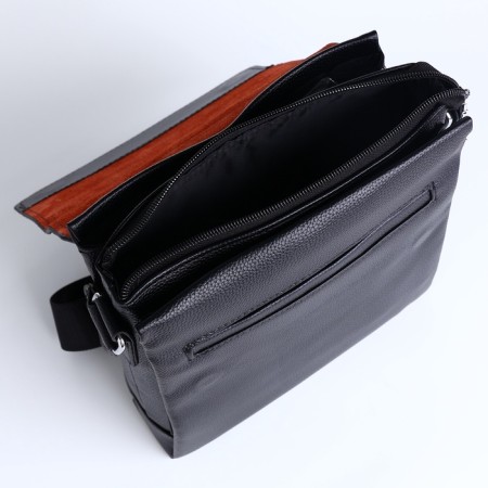 Male bag, black color-7