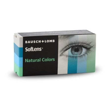 Color contact lenses Soflens Natural Colors Indigo, diopt. 0, in the set 2 pcs.