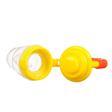 Nibbler for feeding, with silicone mesh, yellow color-5